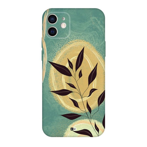 Vintage Leaf Art Back Case for iPhone 12 Pro